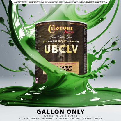 UFC Urethane Ultra Flake Colors - Lime Candy Flake Basecoat- Gallon