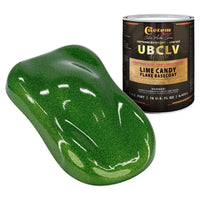 UFC Urethane Ultra Flake Colors - Lime Candy Flake Basecoat- Pint