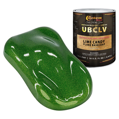 UFC Urethane Ultra Flake Colors - Lime Candy Flake Basecoat- Pint