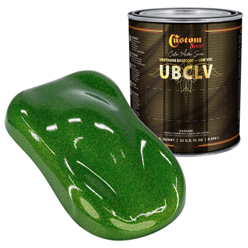 Custom Shop UFC Urethane Ultra Flake Colors - Lime Candy Flake Basecoat- Quart