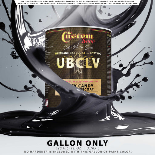 Custom Shop UFC Urethane Ultra Flake Colors - Black Candy Flake Basecoat- Gallon