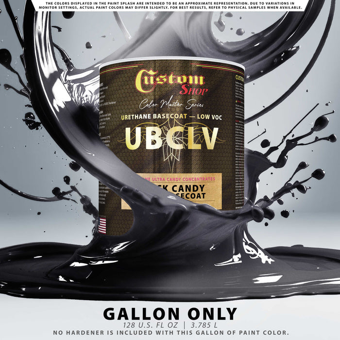 Custom Shop UFC Urethane Ultra Flake Colors - Black Candy Flake Basecoat- Gallon