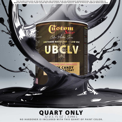 UFC Urethane Ultra Flake Colors - Black Candy Flake Basecoat- Quart