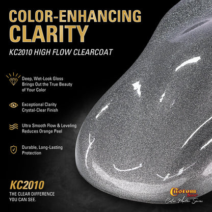 UFC Urethane Ultra Flake Colors - Titanium Flake Basecoat- Gallon Gloss Kit