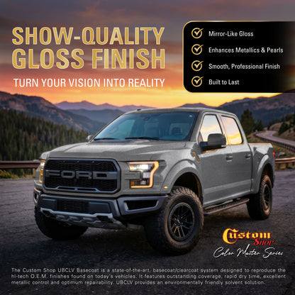 UFC Urethane Ultra Flake Colors - Titanium Flake Basecoat- Quart Ultra Flow Kit