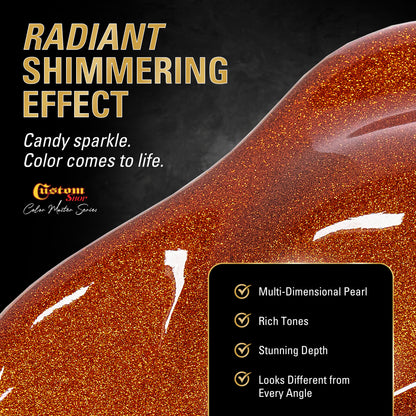 UFC Urethane Ultra Flake Colors - Copper Candy Flake Basecoat- Gallon Ultra Flow Kit