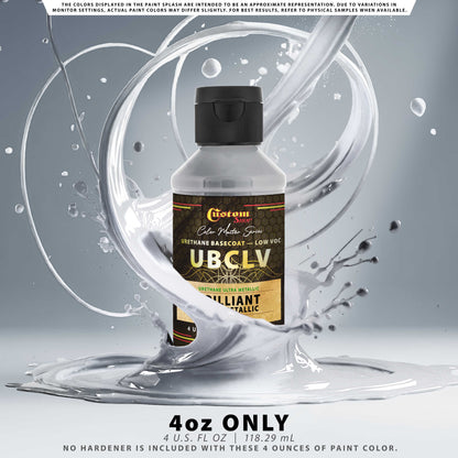 UMC Urethane Ultra Metallic Colors - Brilliant Silver Metallic - 4-Ounce Ready to Spray Bottle
