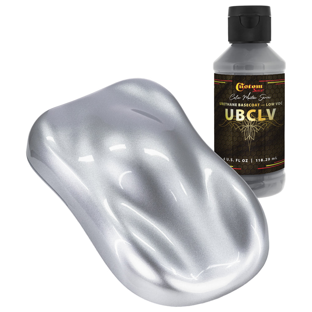 Custom Shop UMC Urethane Ultra Metallic Colors - Brilliant Silver Metallic - 4-Ounce Ready to Spray Bottle