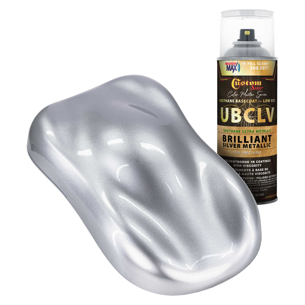 UMC Urethane Ultra Metallic Colors - Brilliant Silver Metallic- Spray Can