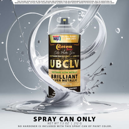 UMC Urethane Ultra Metallic Colors - Brilliant Silver Metallic- Spray Can