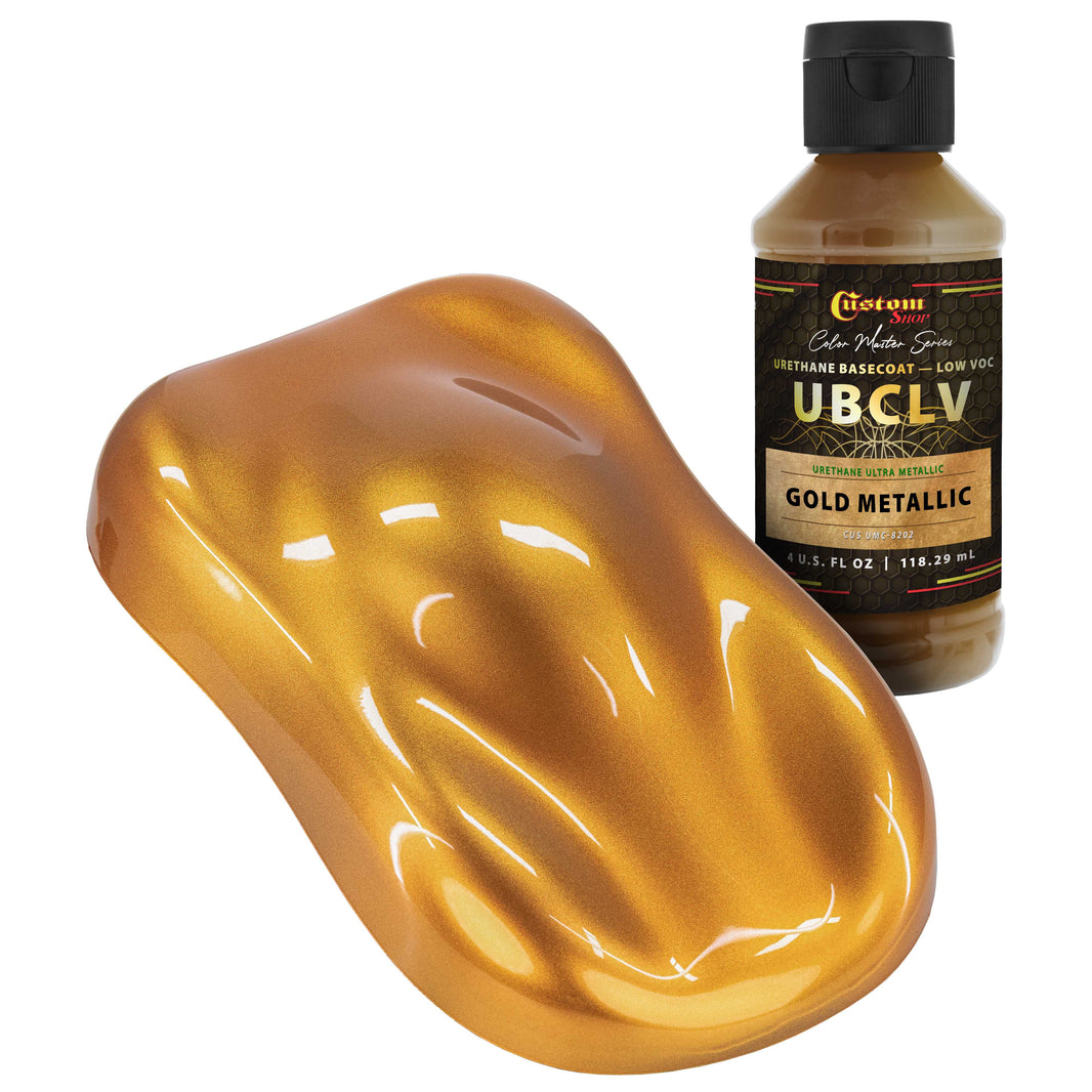 UMC Urethane Ultra Metallic Colors - Gold Metallic - 4-Ounce Ready to Spray Bottle