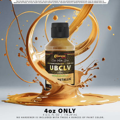 UMC Urethane Ultra Metallic Colors - Gold Metallic - 4-Ounce Ready to Spray Bottle