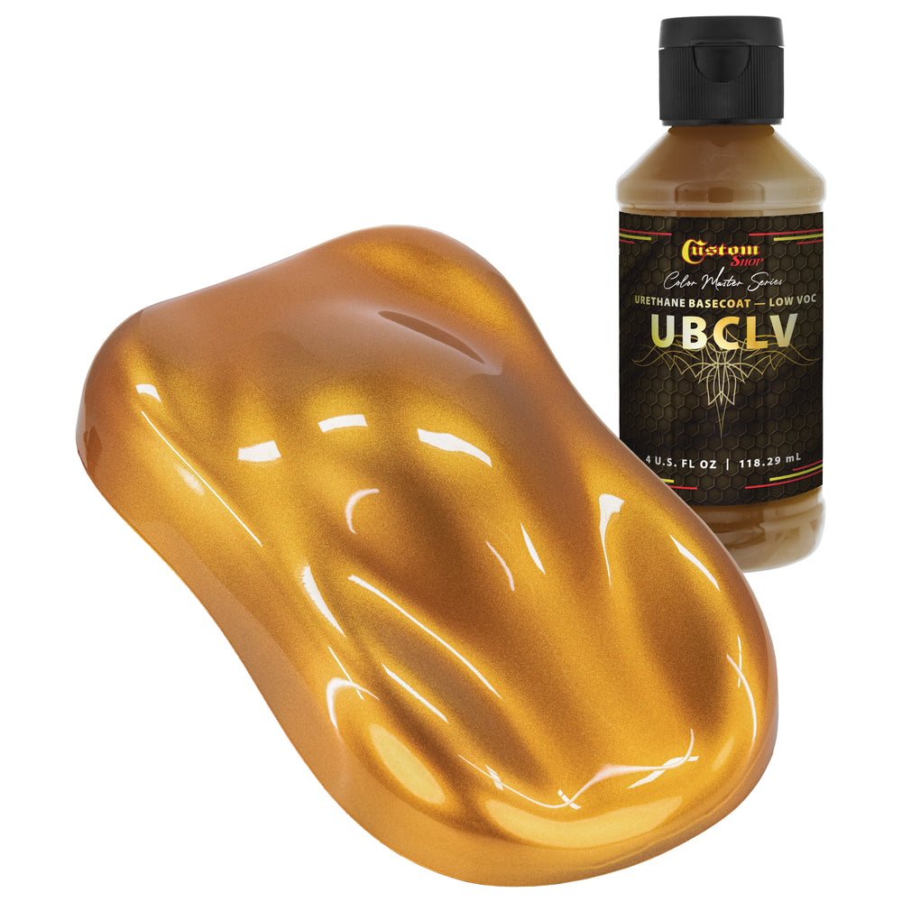 Custom Shop UMC Urethane Ultra Metallic Colors - Gold Metallic - 4-Ounce Ready to Spray Bottle