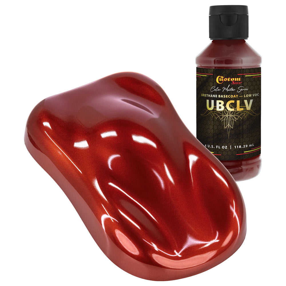 Custom Shop UMC Urethane Ultra Metallic Colors - Fire Red Metallic- 4-Ounce Bottle