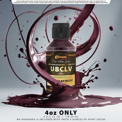 UMC Urethane Ultra Metallic Colors - Maroon Metallic - 4-Ounce Ready to Spray Bottle