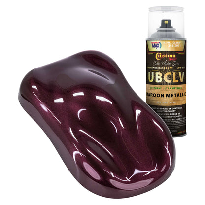 UMC Urethane Ultra Metallic Colors - Maroon Metallic- Spray Can