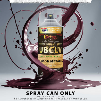 UMC Urethane Ultra Metallic Colors - Maroon Metallic- Spray Can