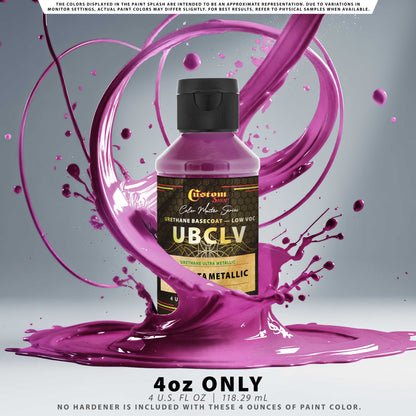 UMC Urethane Ultra Metallic Colors - Magenta Metallic - 4-Ounce Ready to Spray Bottle