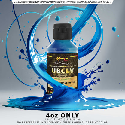 UMC Urethane Ultra Metallic Colors - Mystic Blue Metallic - 4-Ounce Ready to Spray Bottle