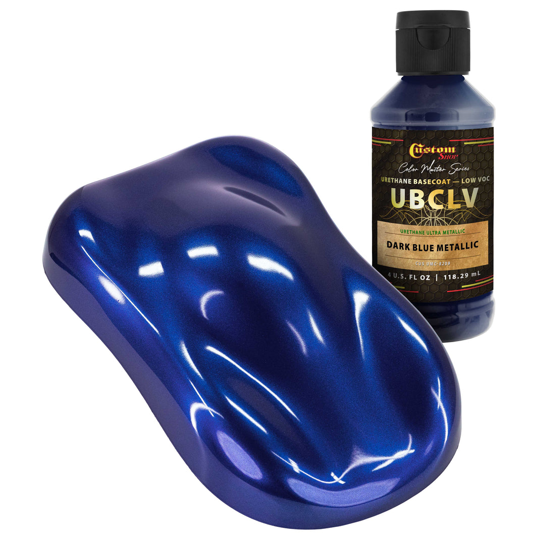 UMC Urethane Ultra Metallic Colors - Dark Blue Metallic - 4-Ounce Ready to Spray Bottle