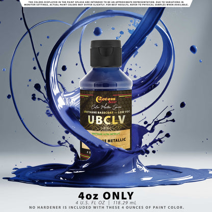 UMC Urethane Ultra Metallic Colors - Dark Blue Metallic - 4-Ounce Ready to Spray Bottle