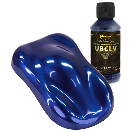 Custom Shop UMC Urethane Ultra Metallic Colors - Dark Blue Metallic - 4-Ounce Ready to Spray Bottle