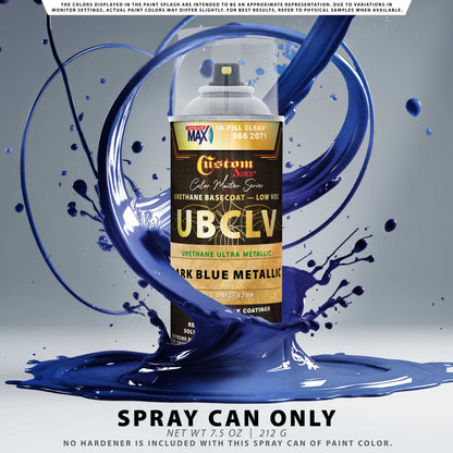 UMC Urethane Ultra Metallic Colors - Dark Blue Metallic- Spray Can