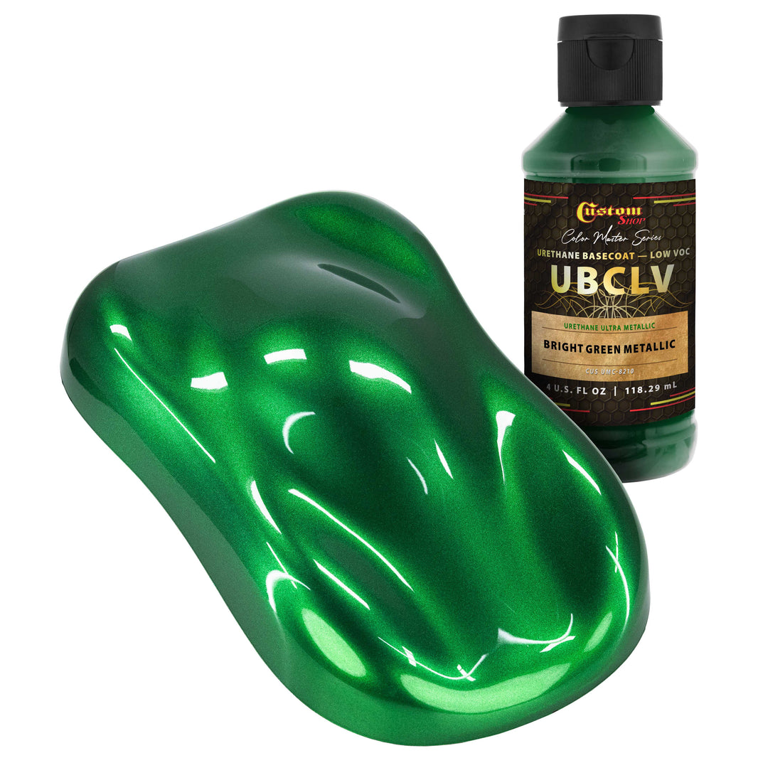 UMC Urethane Ultra Metallic Colors - Bright Green Metallic - 4-Ounce Ready to Spray Bottle