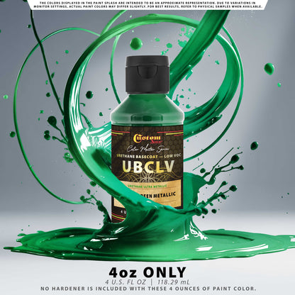 UMC Urethane Ultra Metallic Colors - Bright Green Metallic - 4-Ounce Ready to Spray Bottle