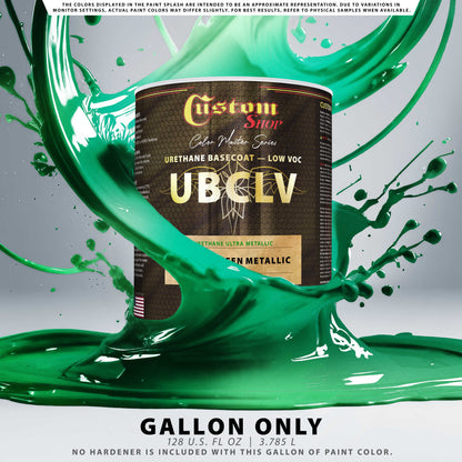 UMC Urethane Ultra Metallic Colors - Bright Green Metallic- Gallon