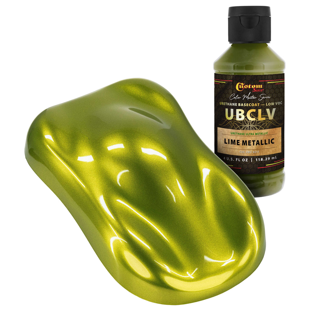 UMC Urethane Ultra Metallic Colors - Lime Metallic - 4-Ounce Ready to Spray Bottle