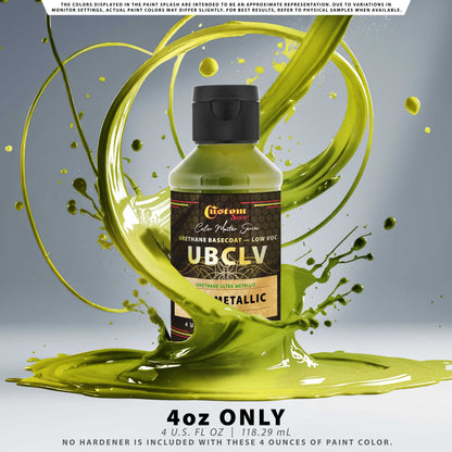 UMC Urethane Ultra Metallic Colors - Lime Metallic - 4-Ounce Ready to Spray Bottle