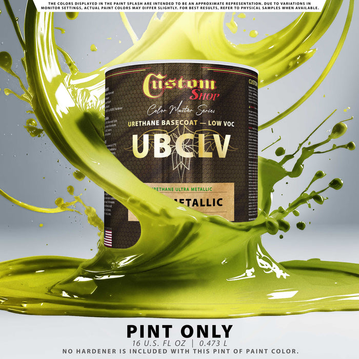 Custom Shop UMC Urethane Ultra Metallic Colors - Lime Metallic- Pint