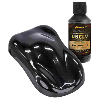 UMC Urethane Ultra Metallic Colors - Black Metallic - 4-Ounce Ready to Spray Bottle