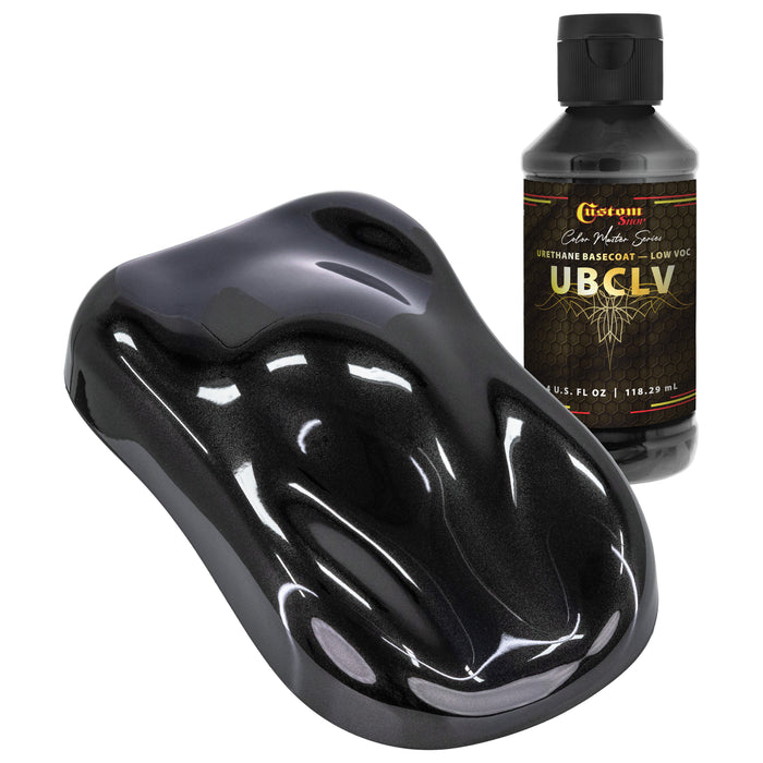 Custom Shop UMC Urethane Ultra Metallic Colors - Black Metallic - 4-Ounce Ready to Spray Bottle