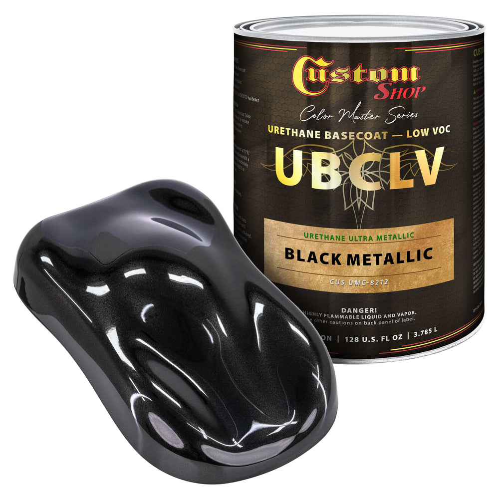 Custom Shop UMC Urethane Ultra Metallic Colors - Black Metallic- Gallon