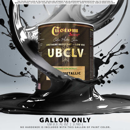 UMC Urethane Ultra Metallic Colors - Black Metallic- Gallon