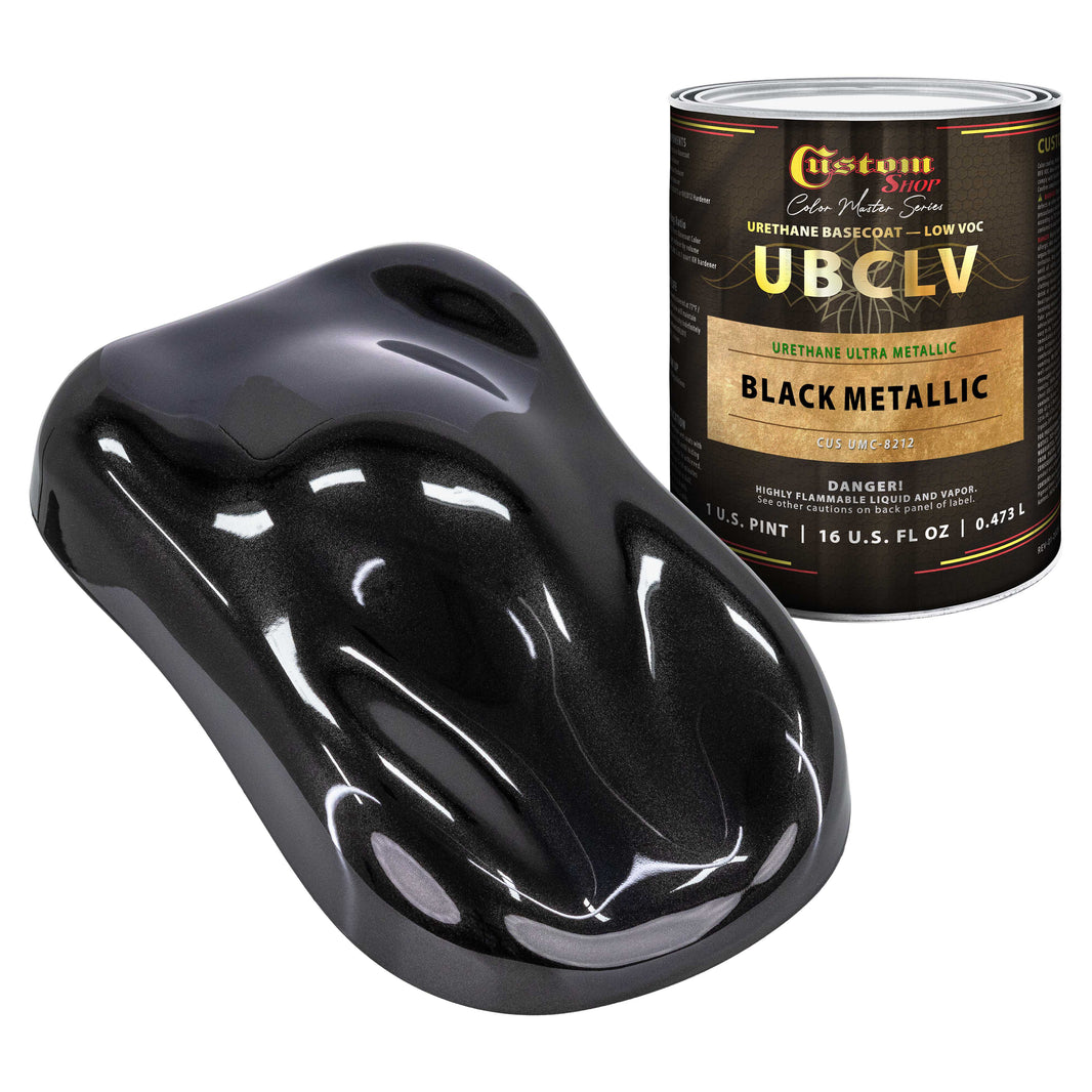UMC Urethane Ultra Metallic Colors - Black Metallic- Pint