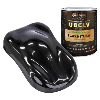 UMC Urethane Ultra Metallic Colors - Black Metallic- Pint