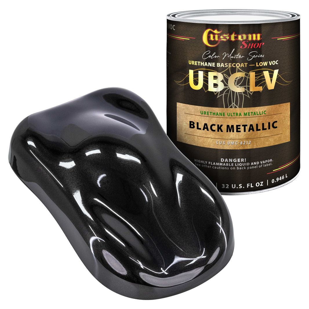 UMC Urethane Ultra Metallic Colors - Black Metallic- Quart