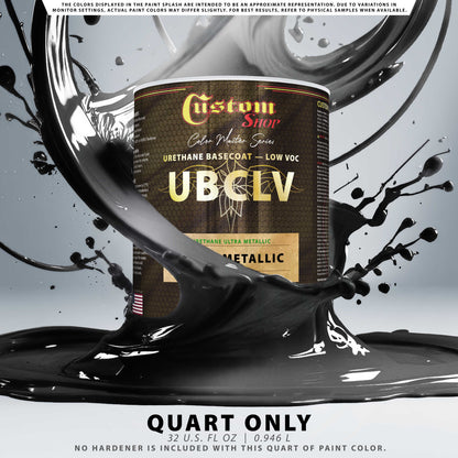 UMC Urethane Ultra Metallic Colors - Black Metallic- Quart