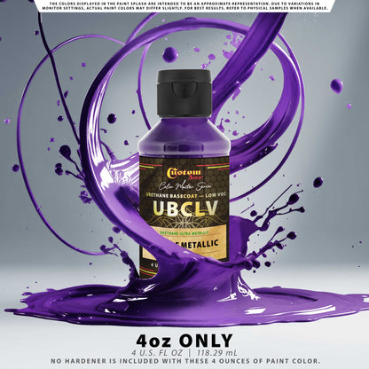 UMC Urethane Ultra Metallic Colors - Purple Metallic - 4-Ounce Ready to Spray Bottle