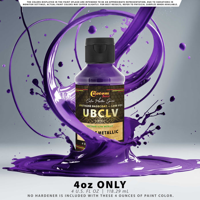 Custom Shop UMC Urethane Ultra Metallic Colors - Purple Metallic - 4-Ounce Ready to Spray Bottle