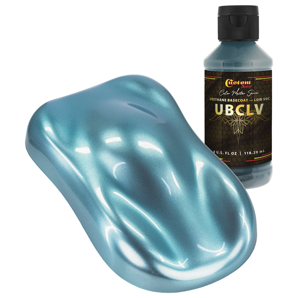 Custom Shop UMC Urethane Ultra Metallic Colors - Ice Blue Metallic - 4-Ounce Ready to Spray Bottle