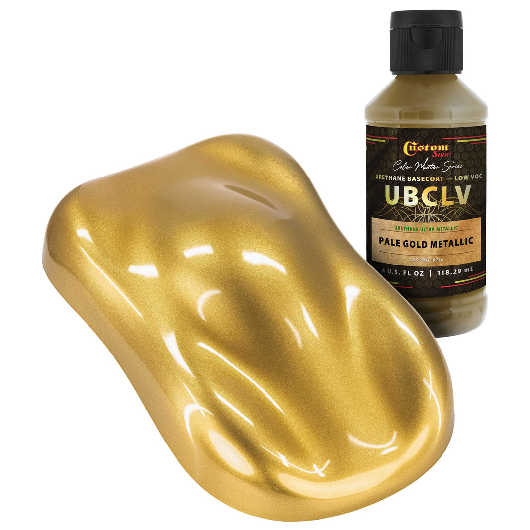 UMC Urethane Ultra Metallic Colors - Pale Gold Metallic - 4-Ounce Ready to Spray Bottle