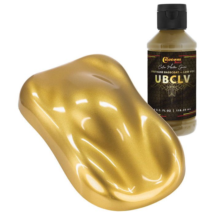 Custom Shop UMC Urethane Ultra Metallic Colors - Pale Gold Metallic - 4-Ounce Ready to Spray Bottle