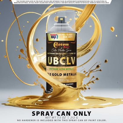 UMC Urethane Ultra Metallic Colors - Pale Gold Metallic- Spray Can