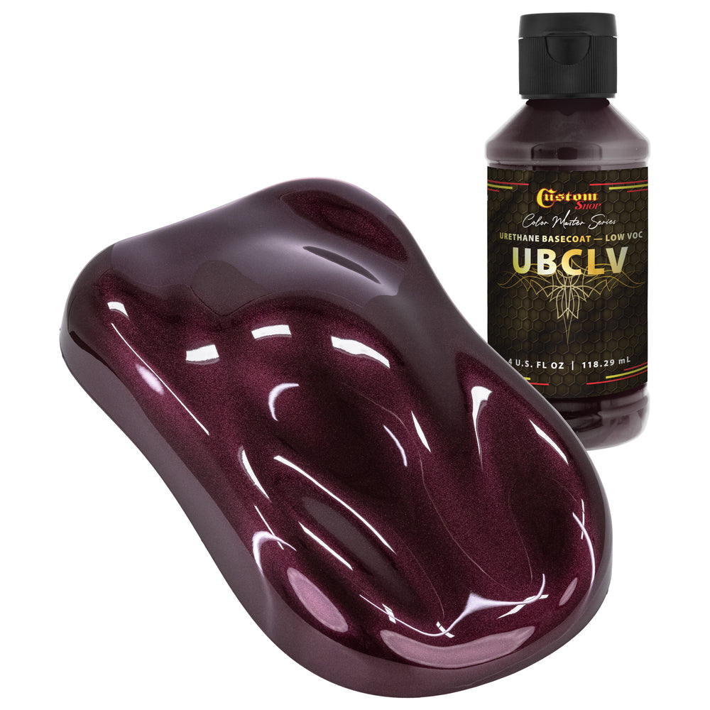 Custom Shop UMC Urethane Ultra Metallic Colors - Maroon Metallic - 4-Ounce Ready to Spray Bottle