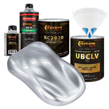UMC Urethane Ultra Metallic Colors - Brilliant Silver Metallic- Quart Ultra Flow Kit