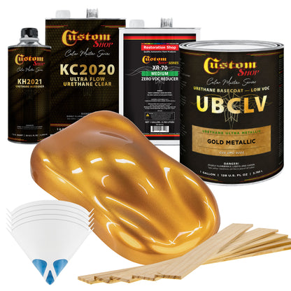 UMC Urethane Ultra Metallic Colors - Gold Metallic- Gallon Ultra Flow Kit